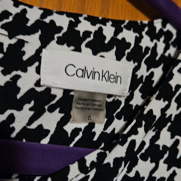 Calvin Klein Houndstooth Dress - Picture 3 of 3